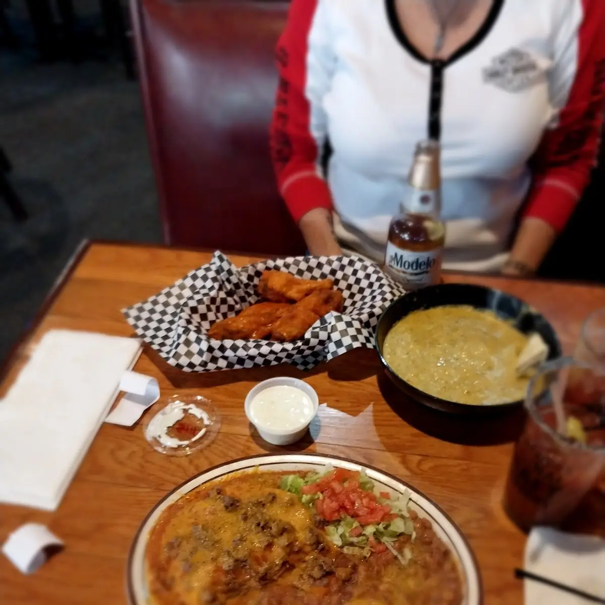Red Chili Enchiladas and Broccoli Soup