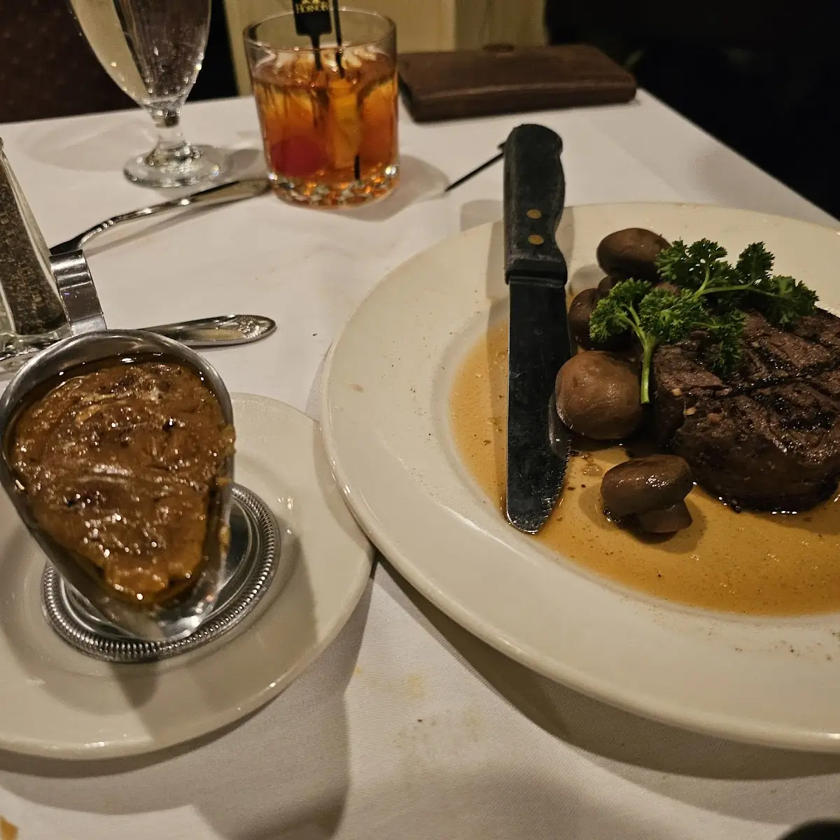 8 Oz Filet Mignon with Mushrooms mmmm