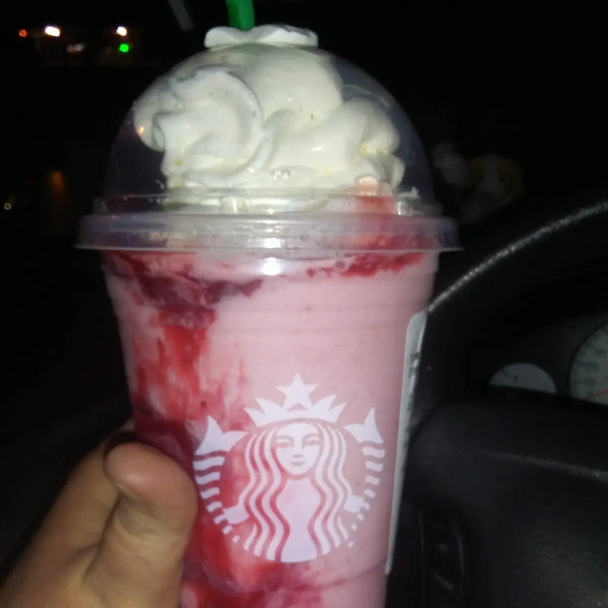 Strawberry Crème Frappuccino Blended Beverage