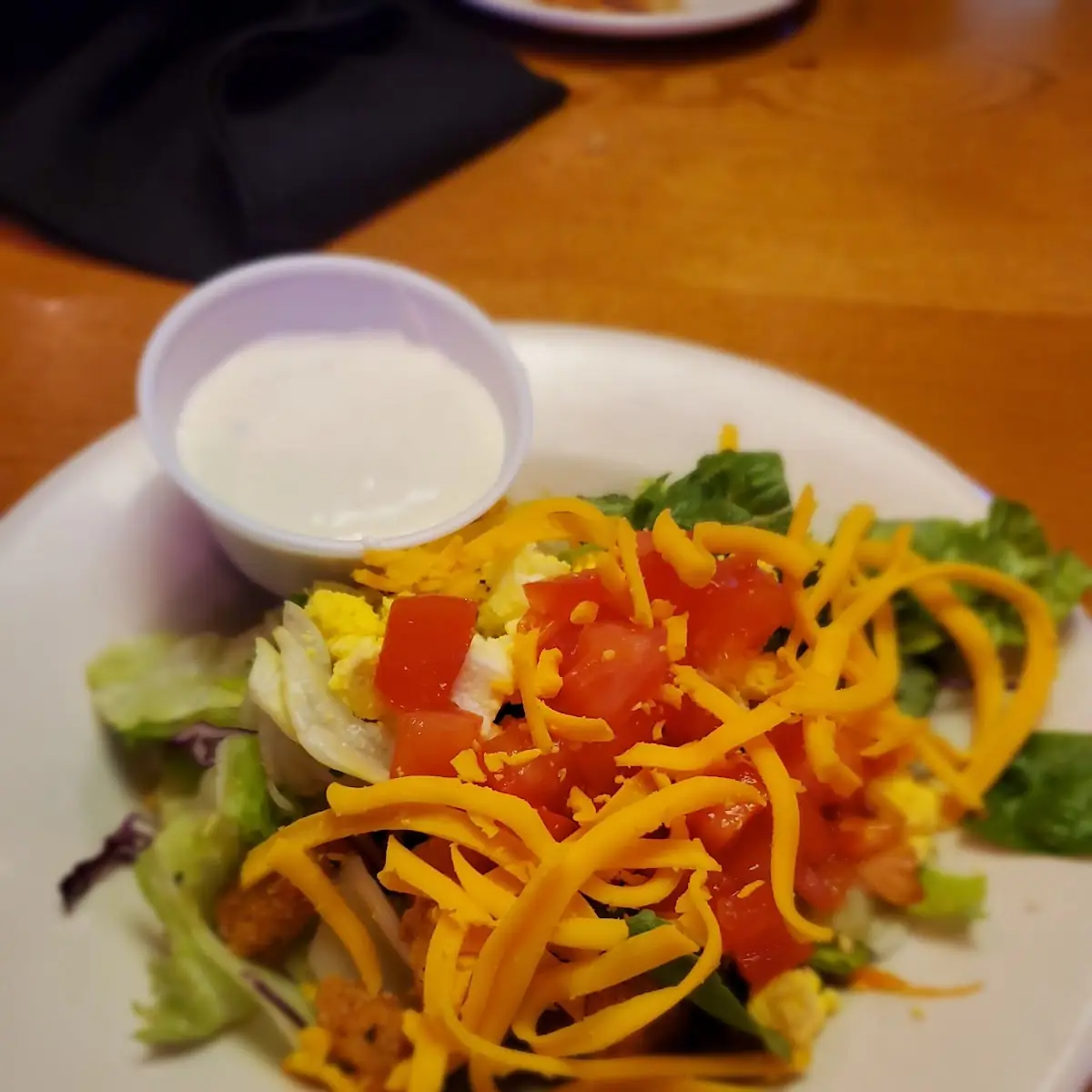 House Salad with Ranch Dressing