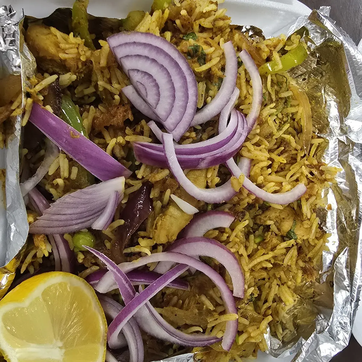 Chicken Biryani with Raita