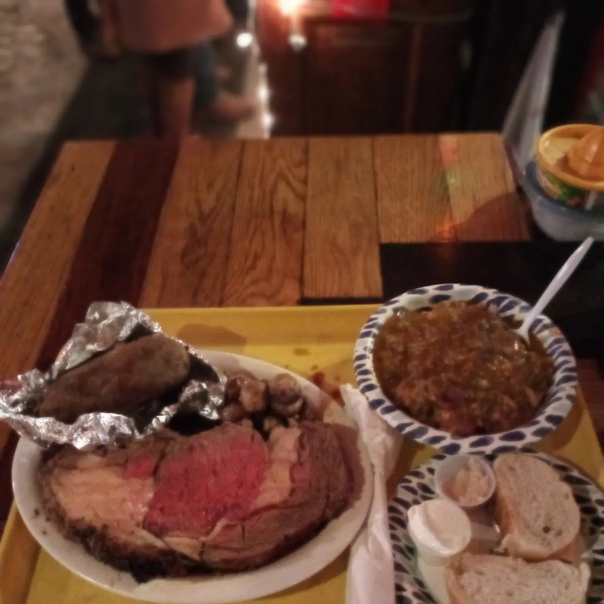 Prime Rib Baked Potato Garlic Bread