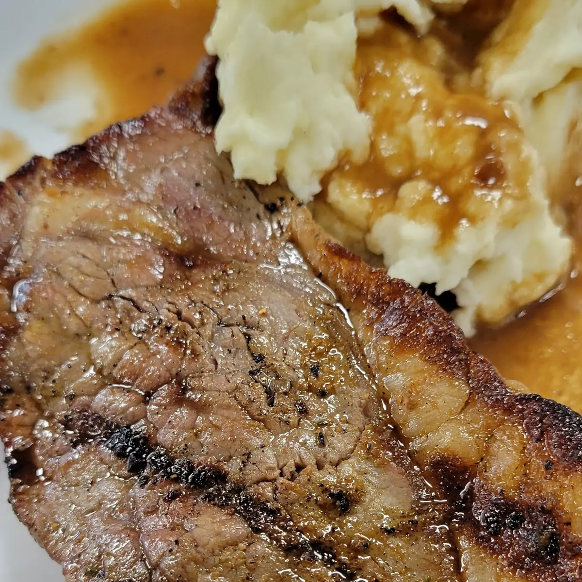 Steak and Mashed Potatoes