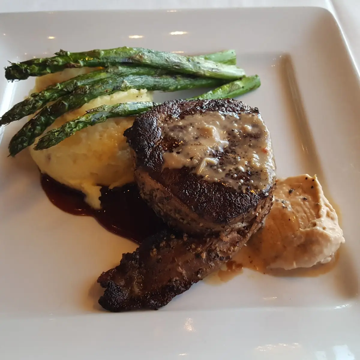 Black Pepper Bacon Wrapped Filet Mignon