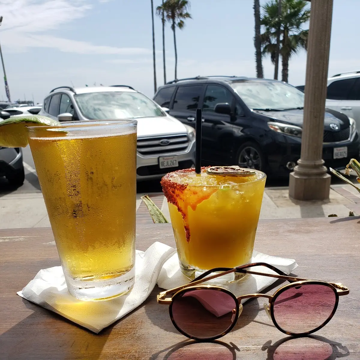 Blue Moon & Spicy Mango Margarita