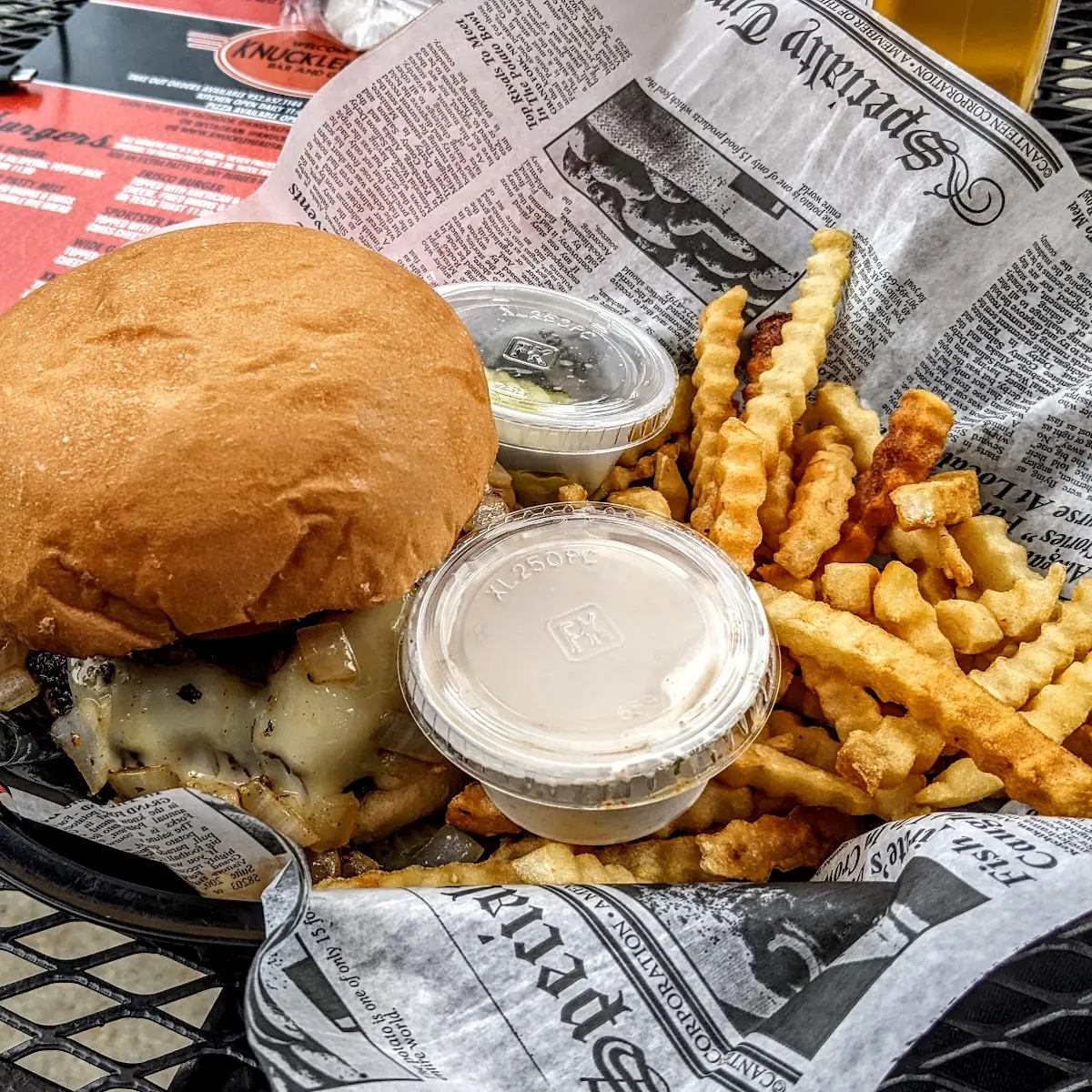 Mushroom Swiss Burger