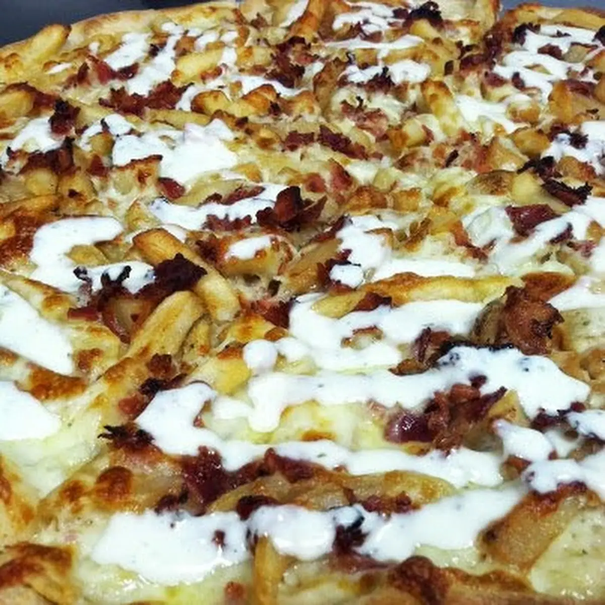 French Fry Pizza