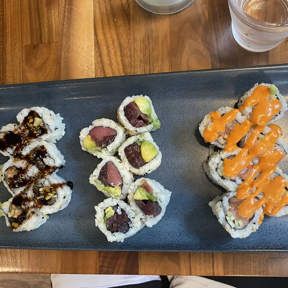 Assorted Sushi Rolls with Ginger