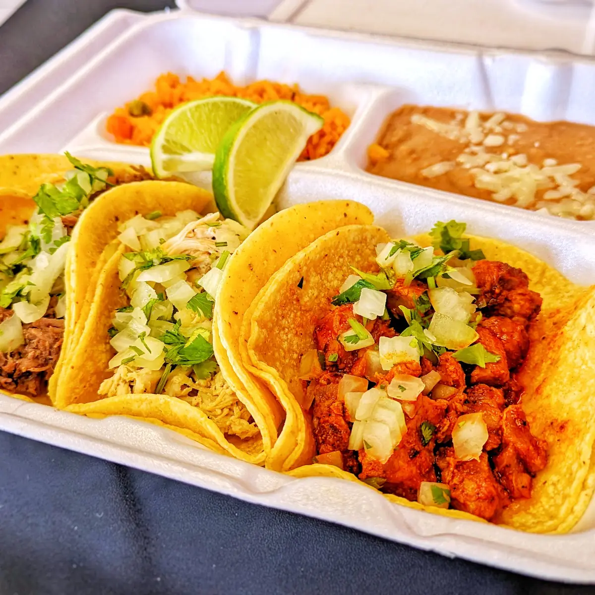 Chicken and Pastor Tacos