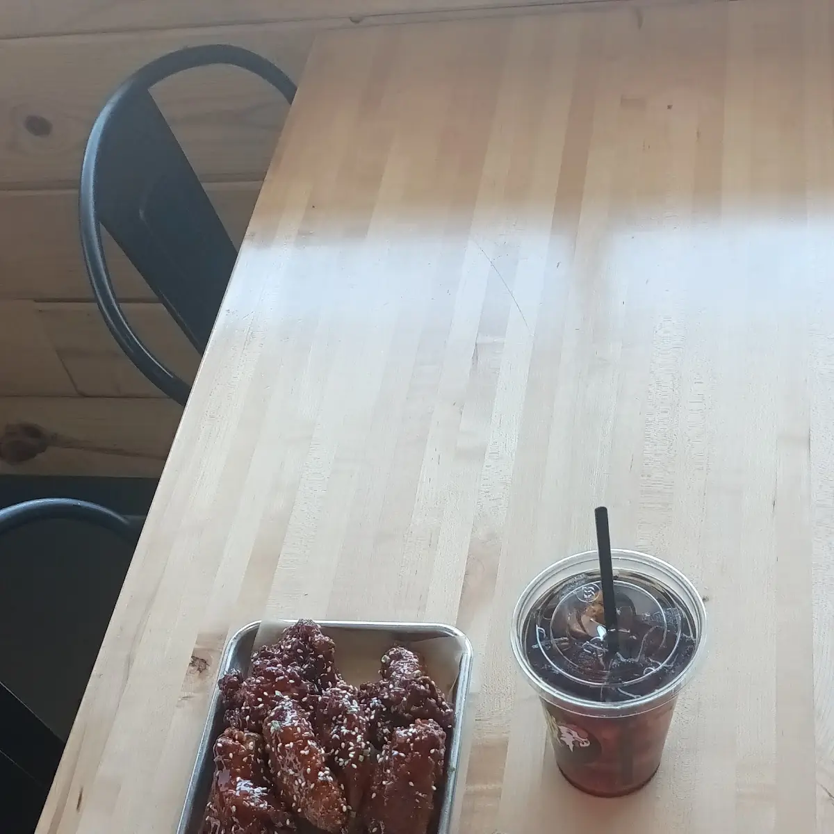 Teriyaki Wings with Blue Cheese Dressing