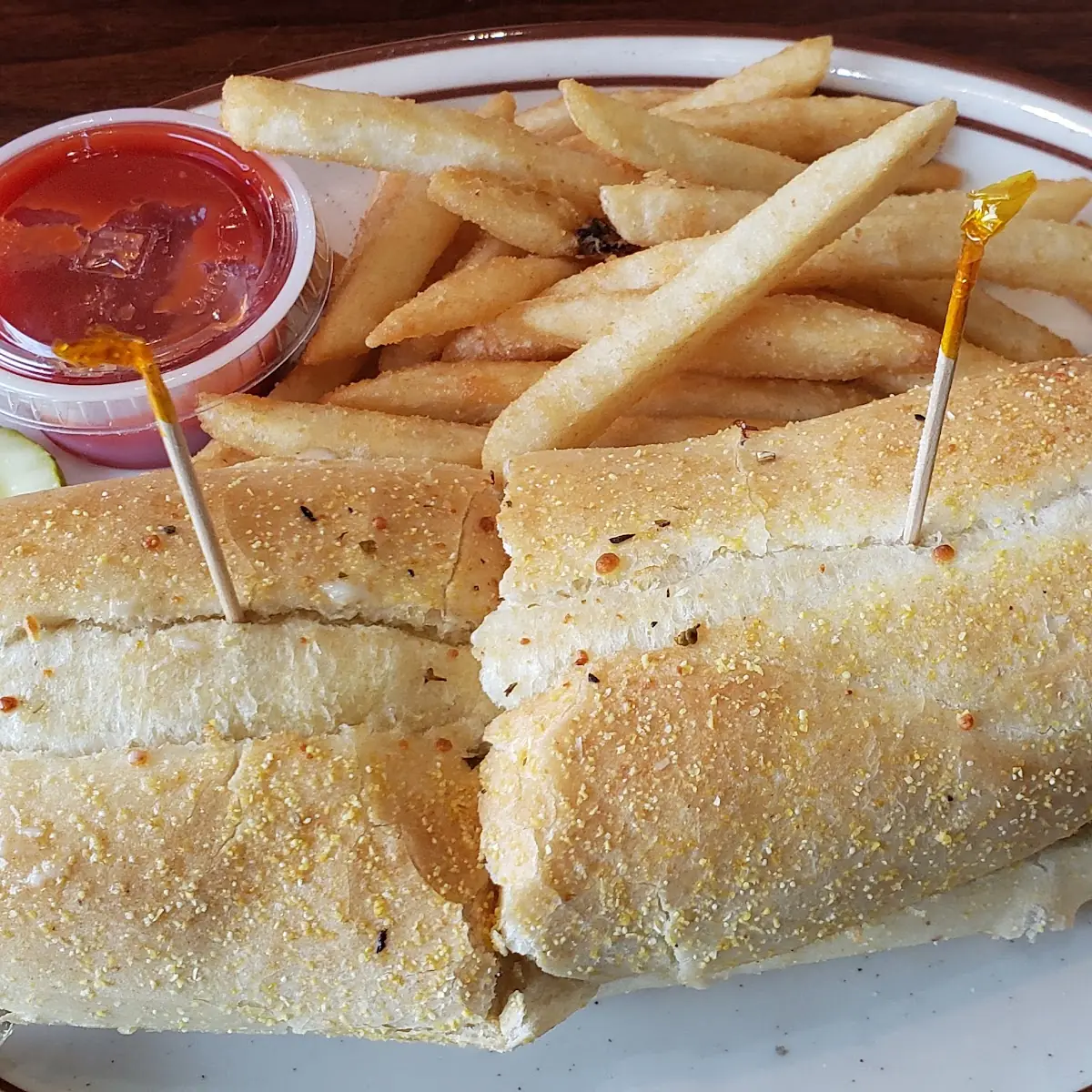 Bacon Chicken Ranch Sandwich with Fries