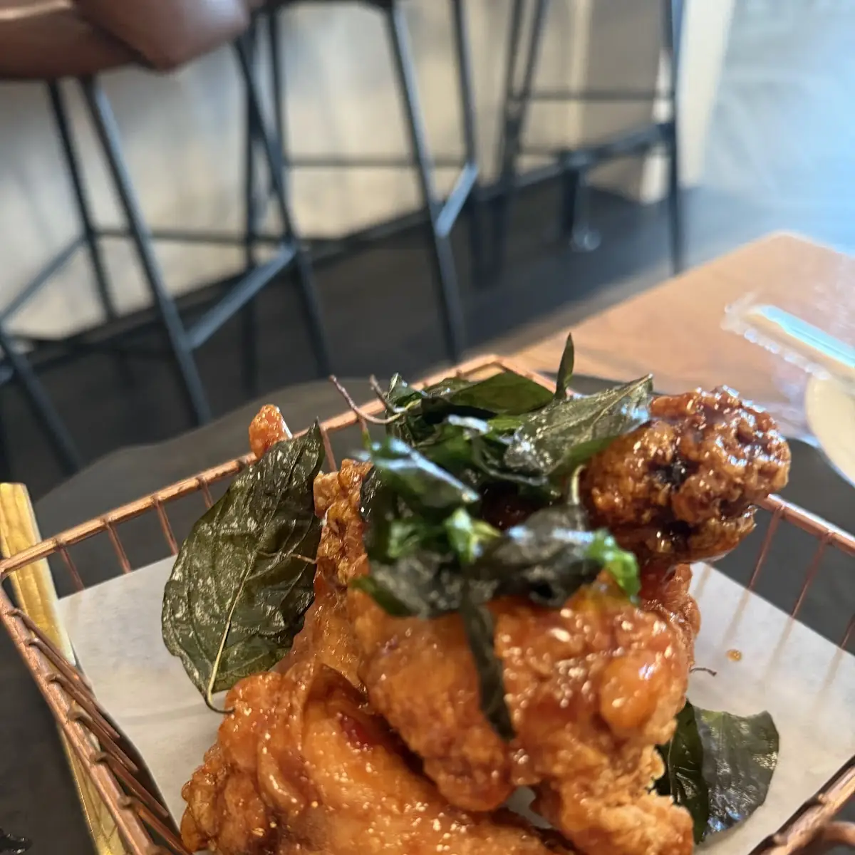 Thai Basil Chicken Wings