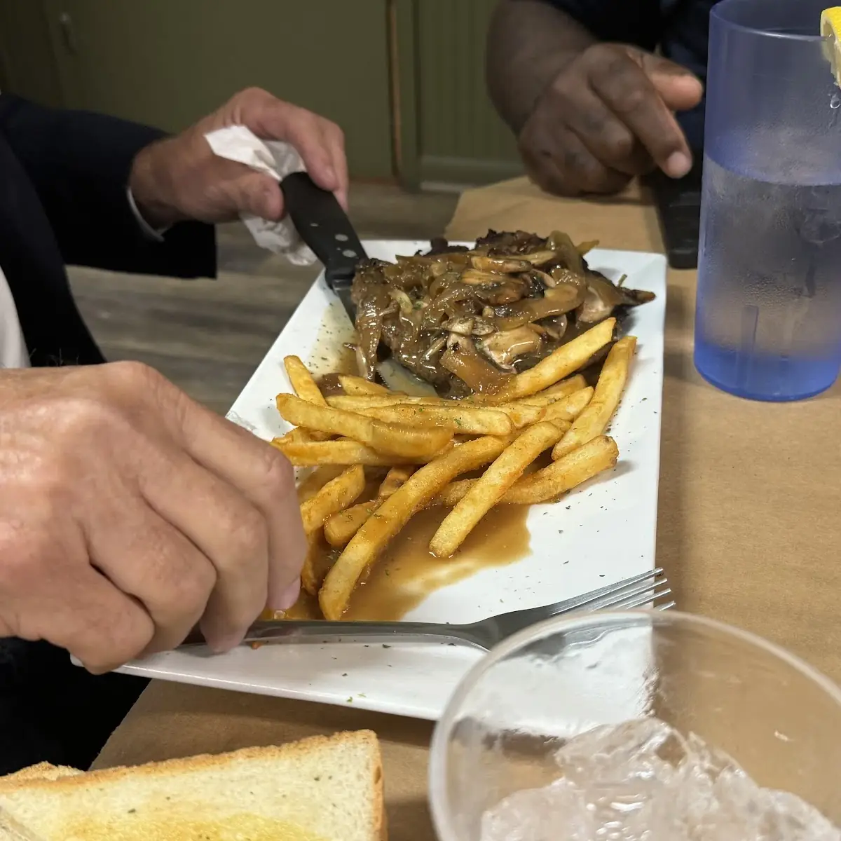 Hamburger Steak with Gravy and Onions