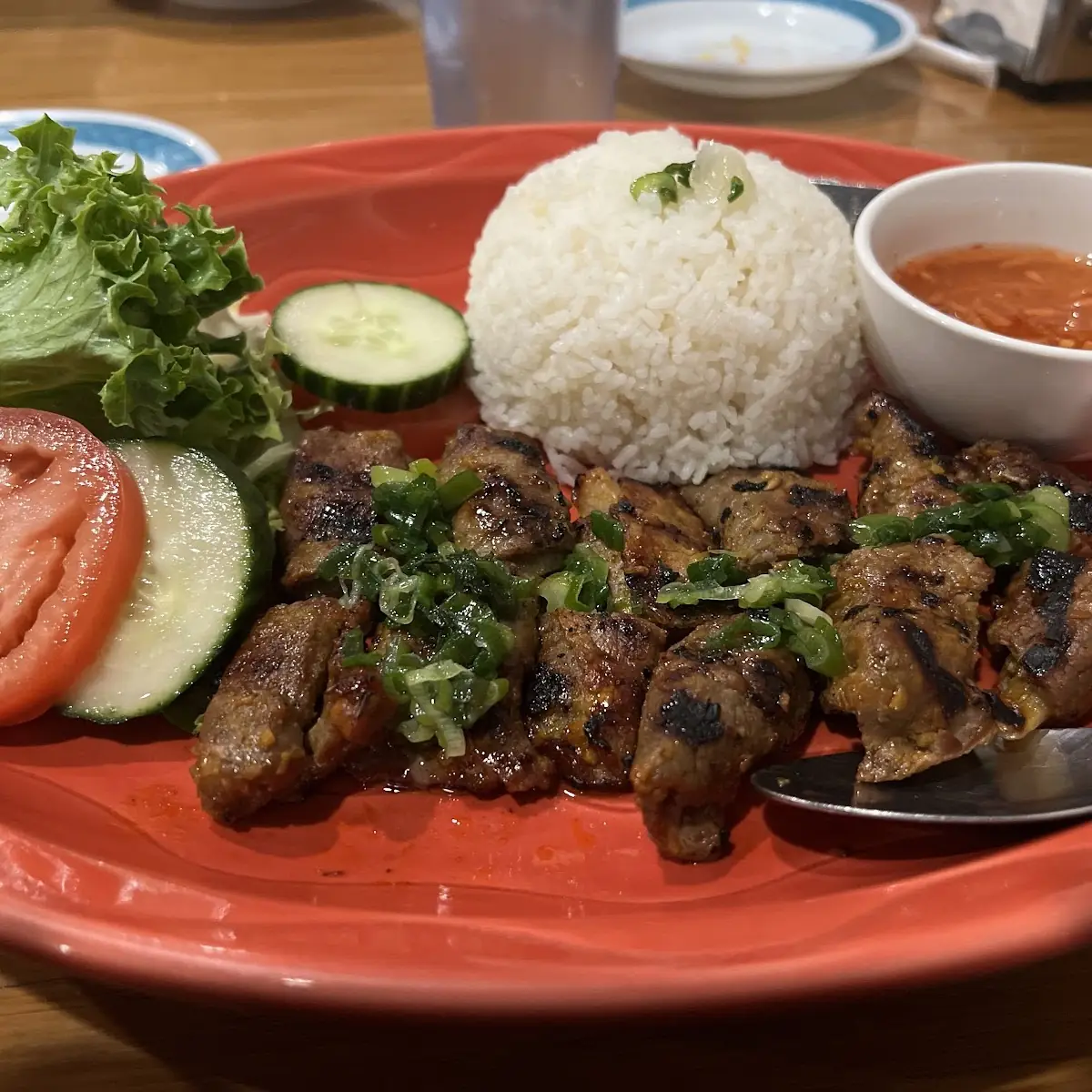 Grilled Chicken with White Rice