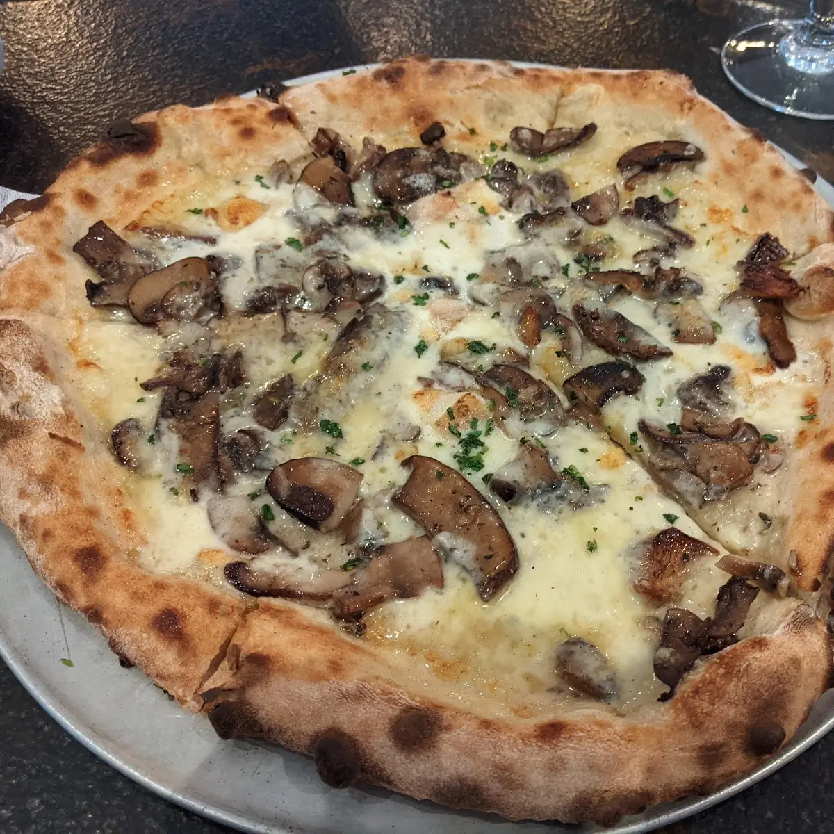 Mixed Mushroom Pizza