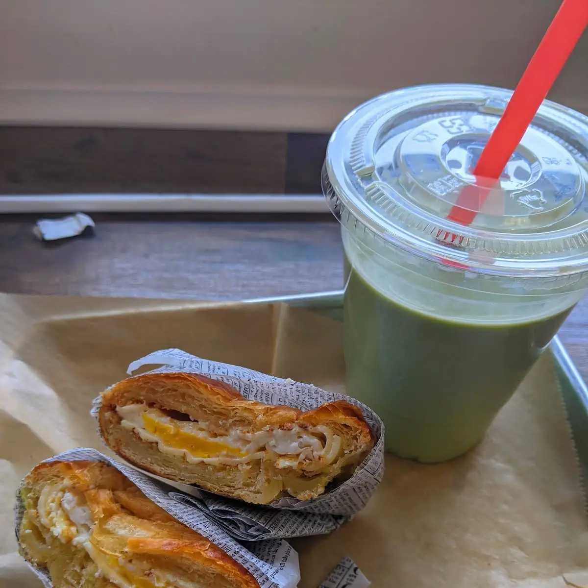 Egg and Cheese on Croissant