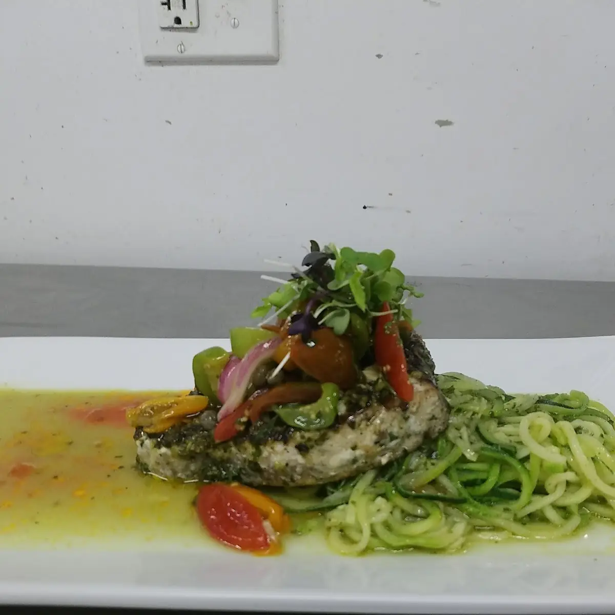 Herb Crusted Swordfish