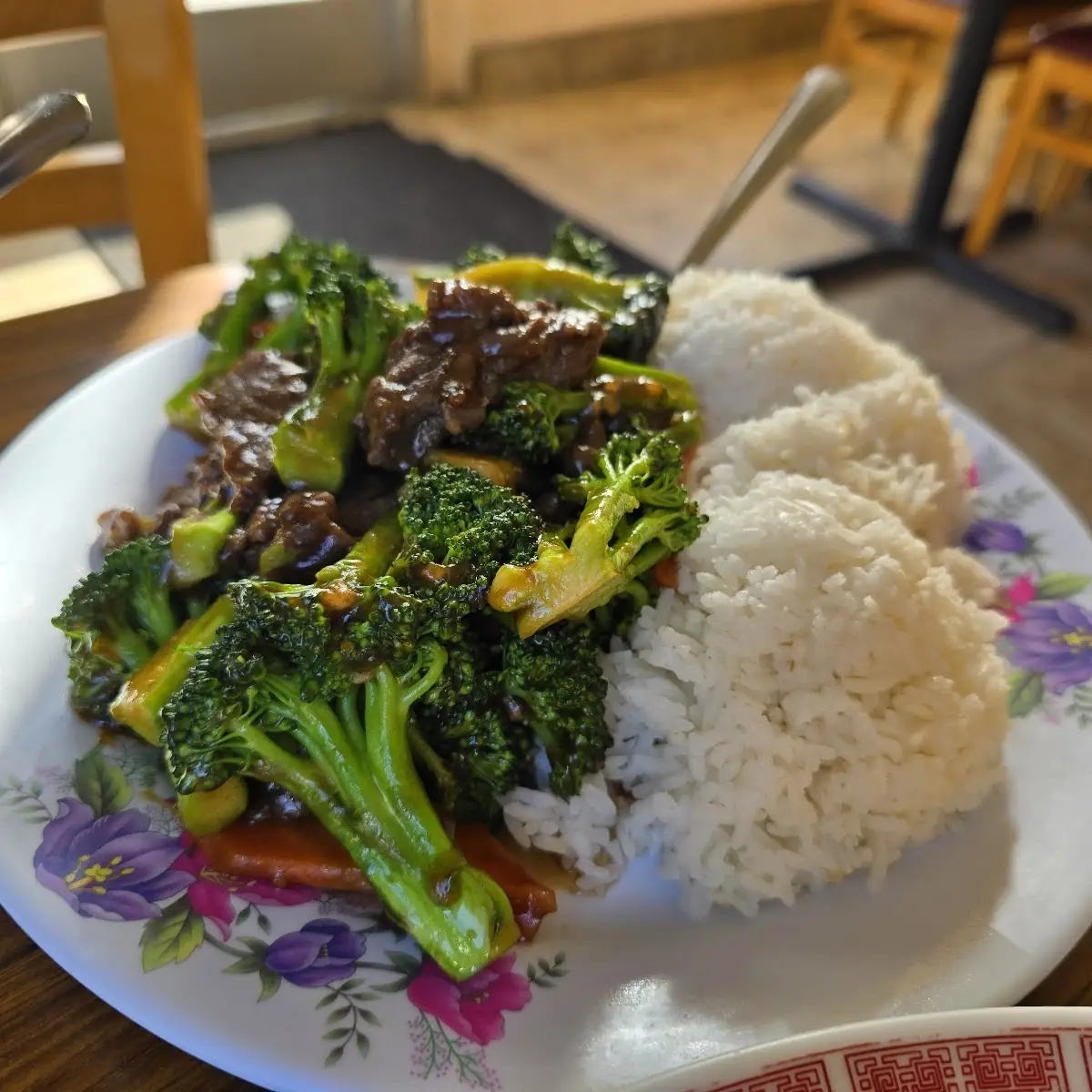 Broccoli w BBQ Pork
