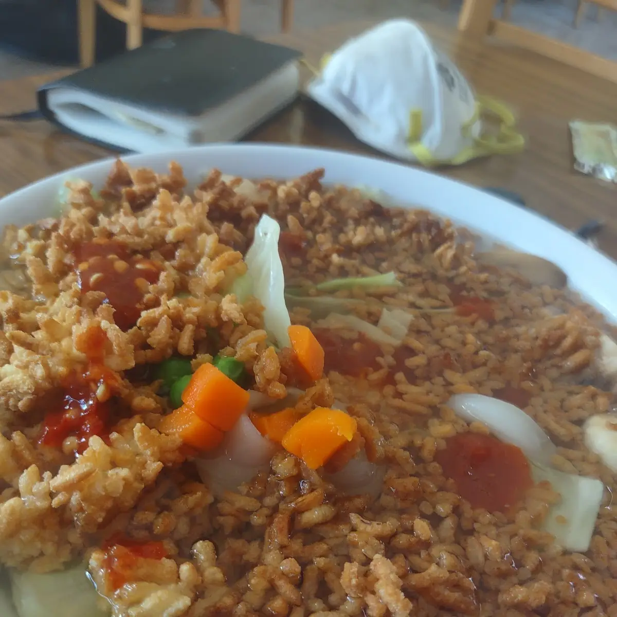 Seafood Sizzling Rice Soup