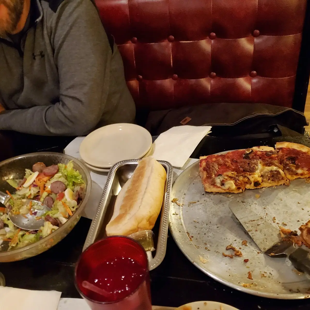 Pizza and Salad