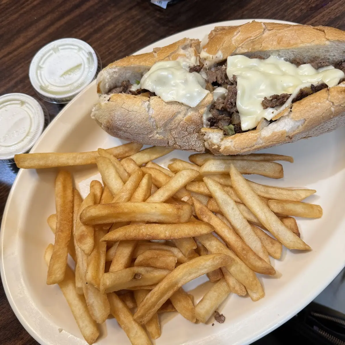 Steak & Cheese Sub Fries & Drink