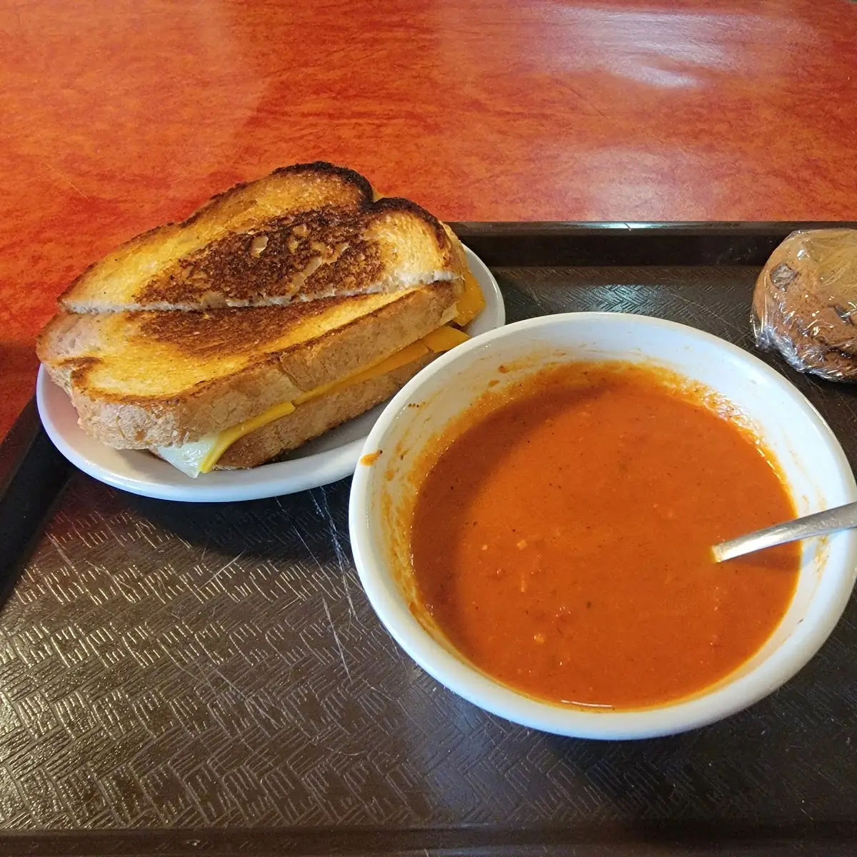 The Cheese Grilled Cheese and Tomato Soup