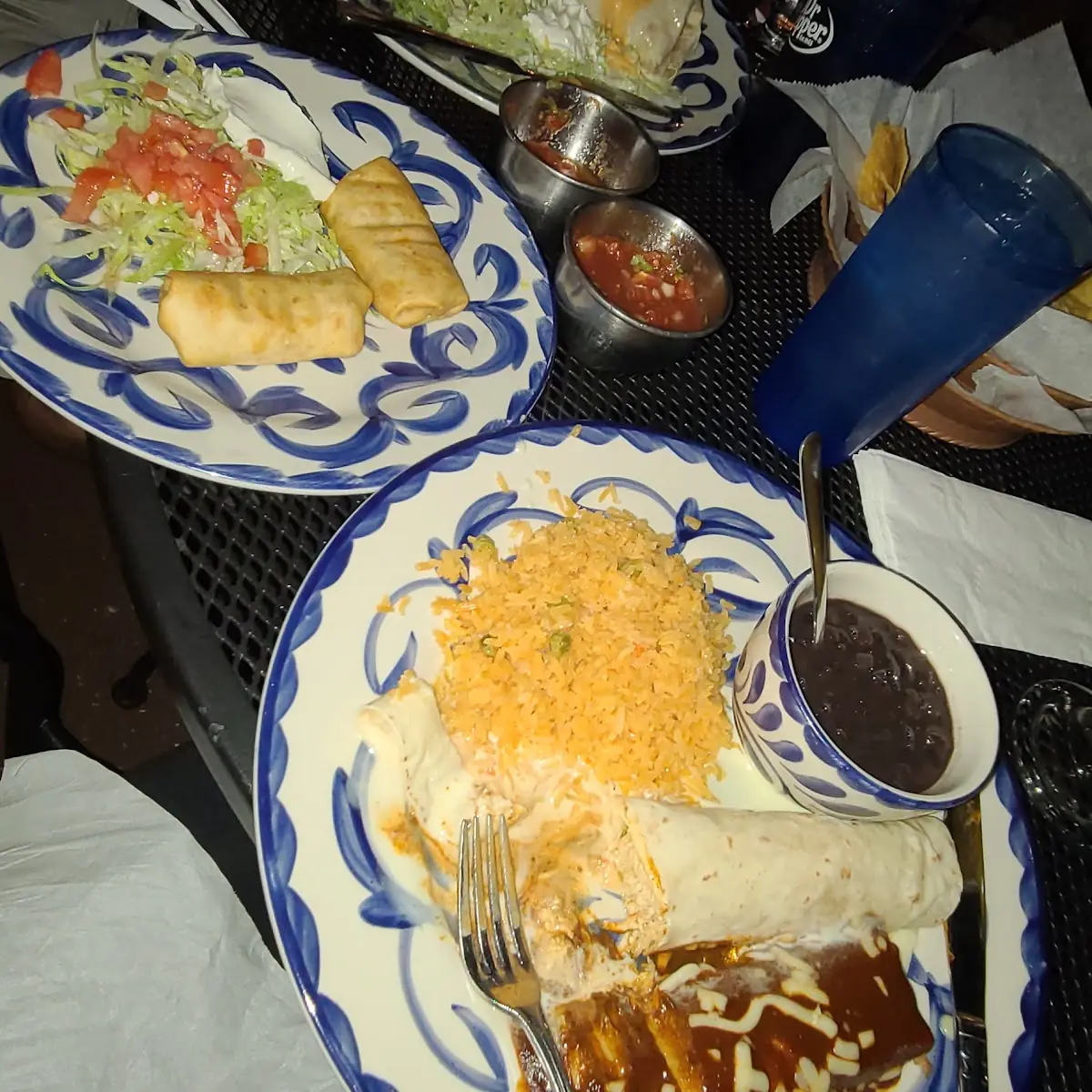 Enchilada w Cheese Sauce & Mole Sauces