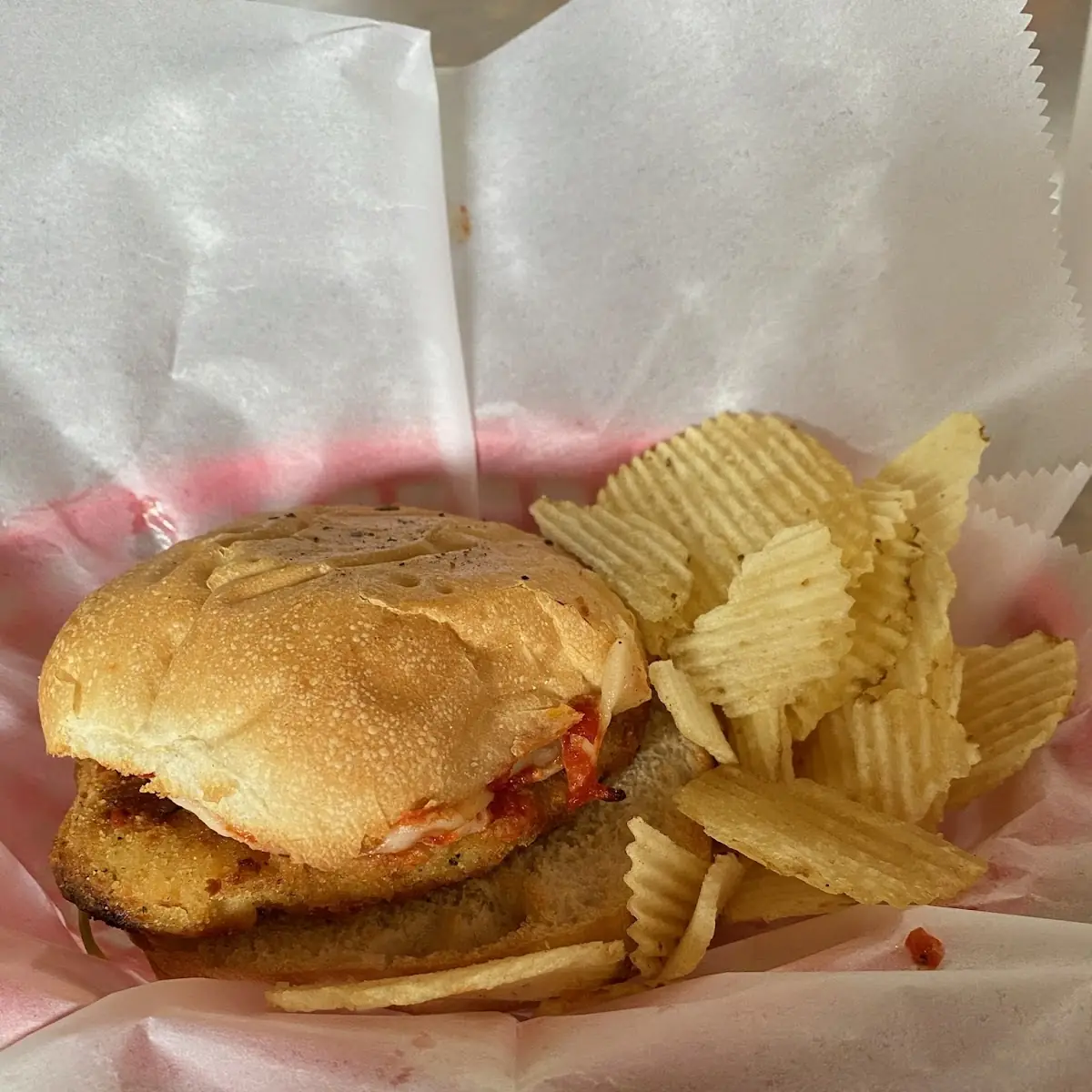 Chicken Parmesan Sandwich