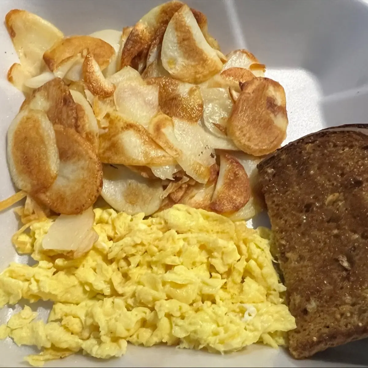 Toast Scrambled Eggs
