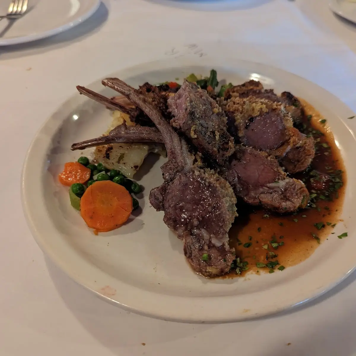 Lamb Chops Au Jus