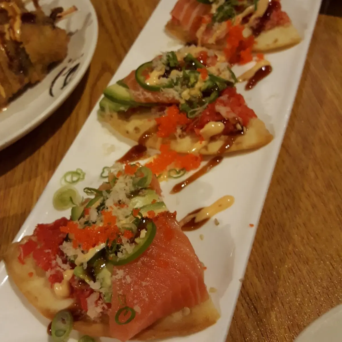 Torched Salmon Sashimi