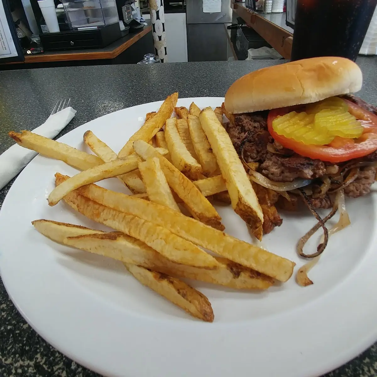 Double Cheeseburger & Hand Cut Fries