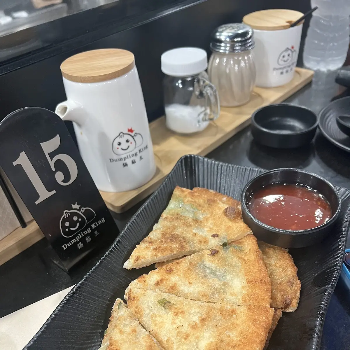 Scallion Pancake with Dipping Sauce