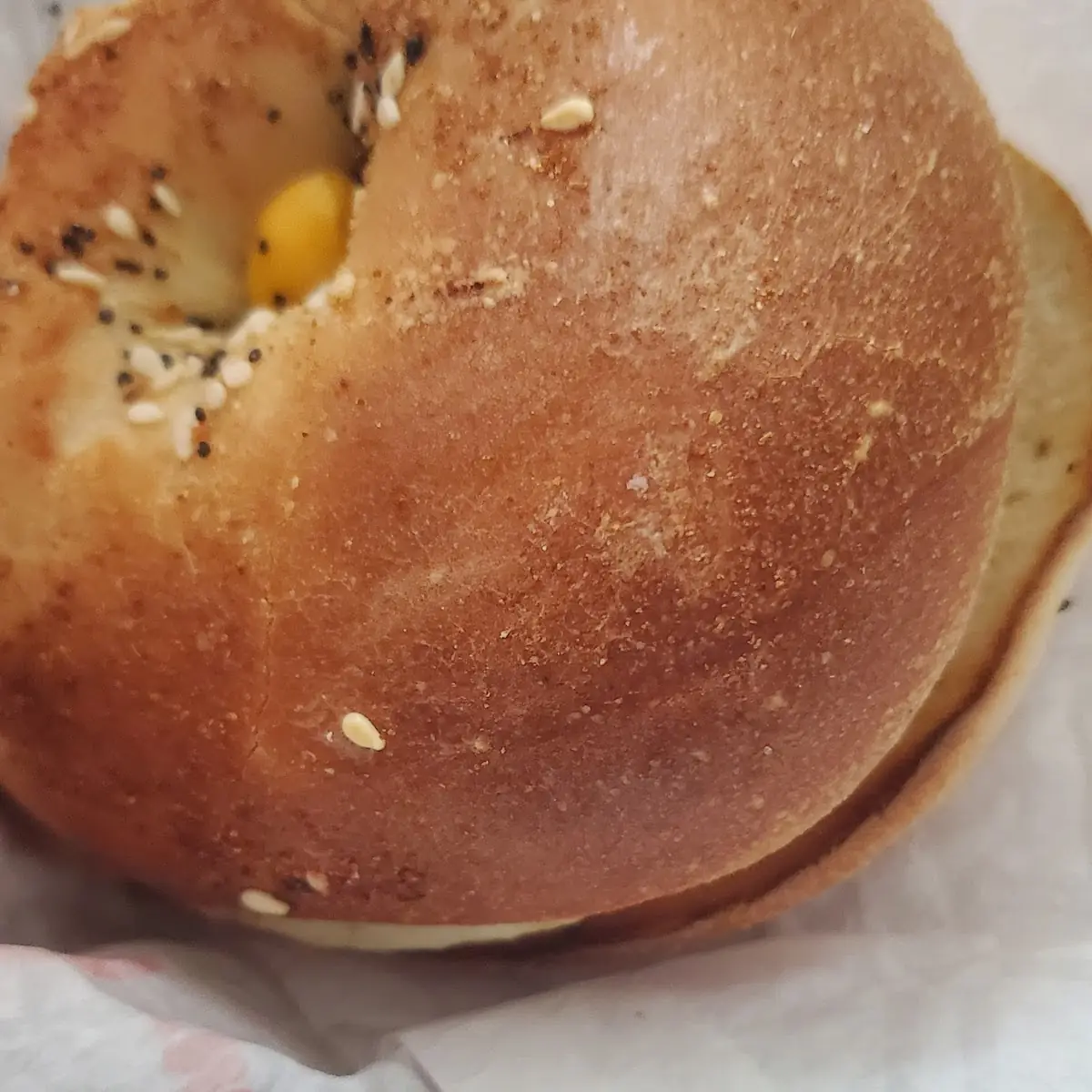 Sausage Egg and Cheese Bagel Everything Bagel