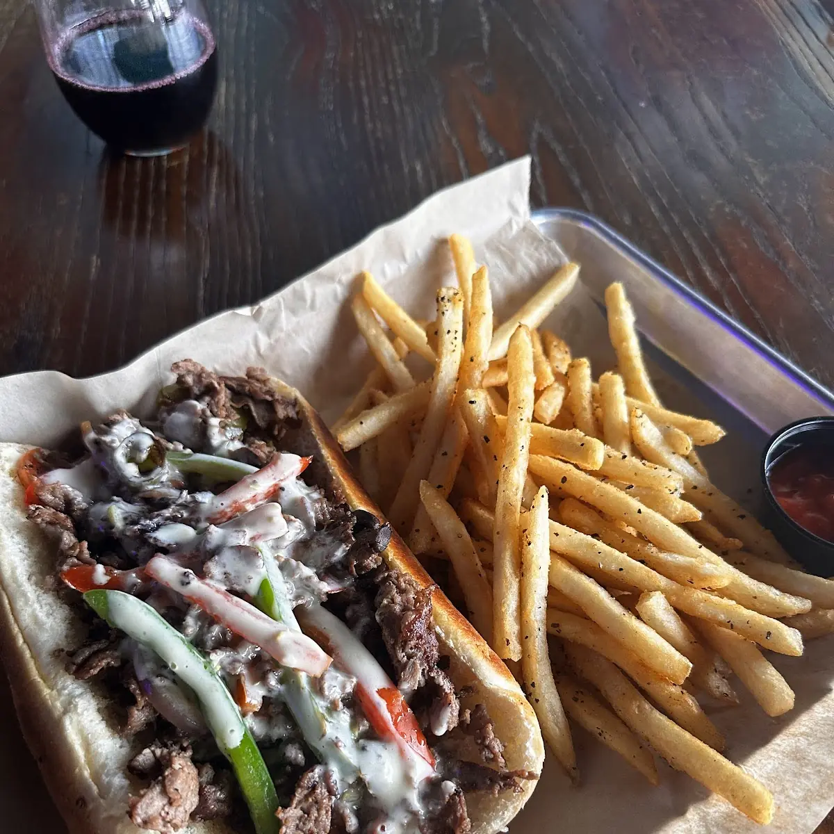 Philly Cheese Steak Flatbread Platter