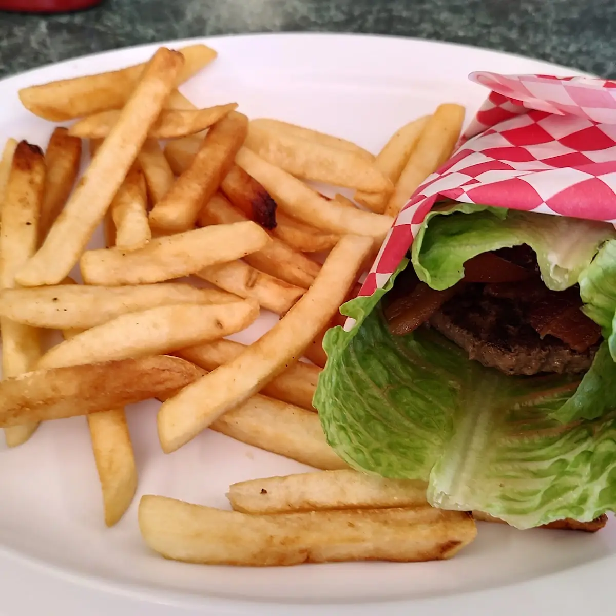 Bacon Burger Lettuce Wrap