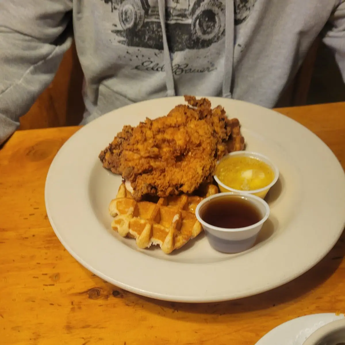 Crispy Fried Chicken and Waffles