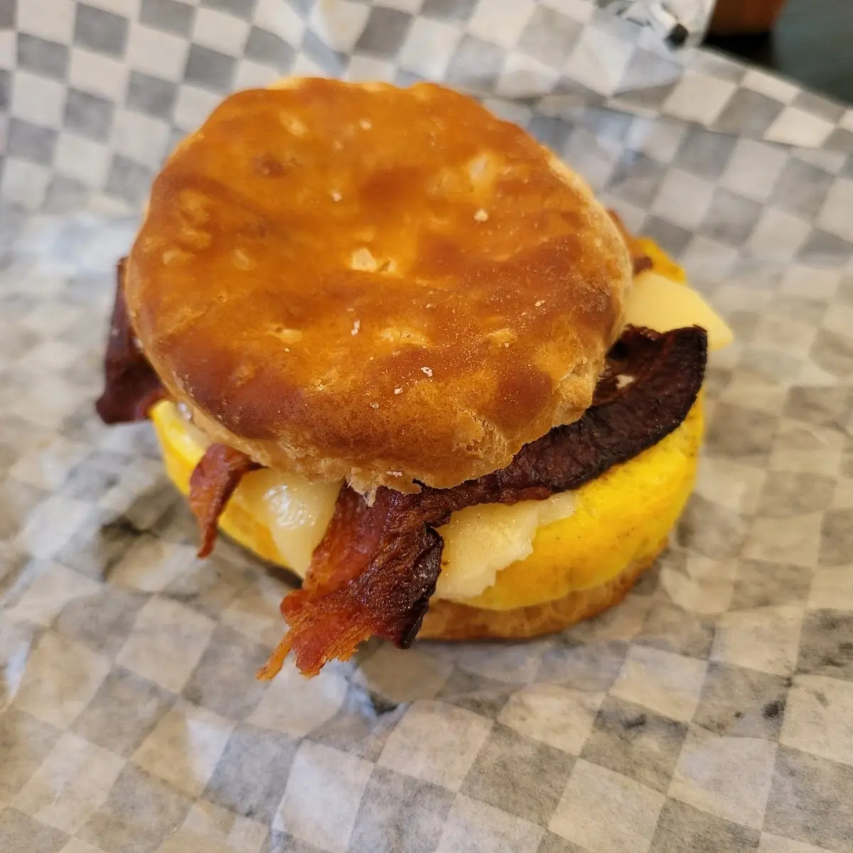 Bacon Egg and Cheese Biscuit
