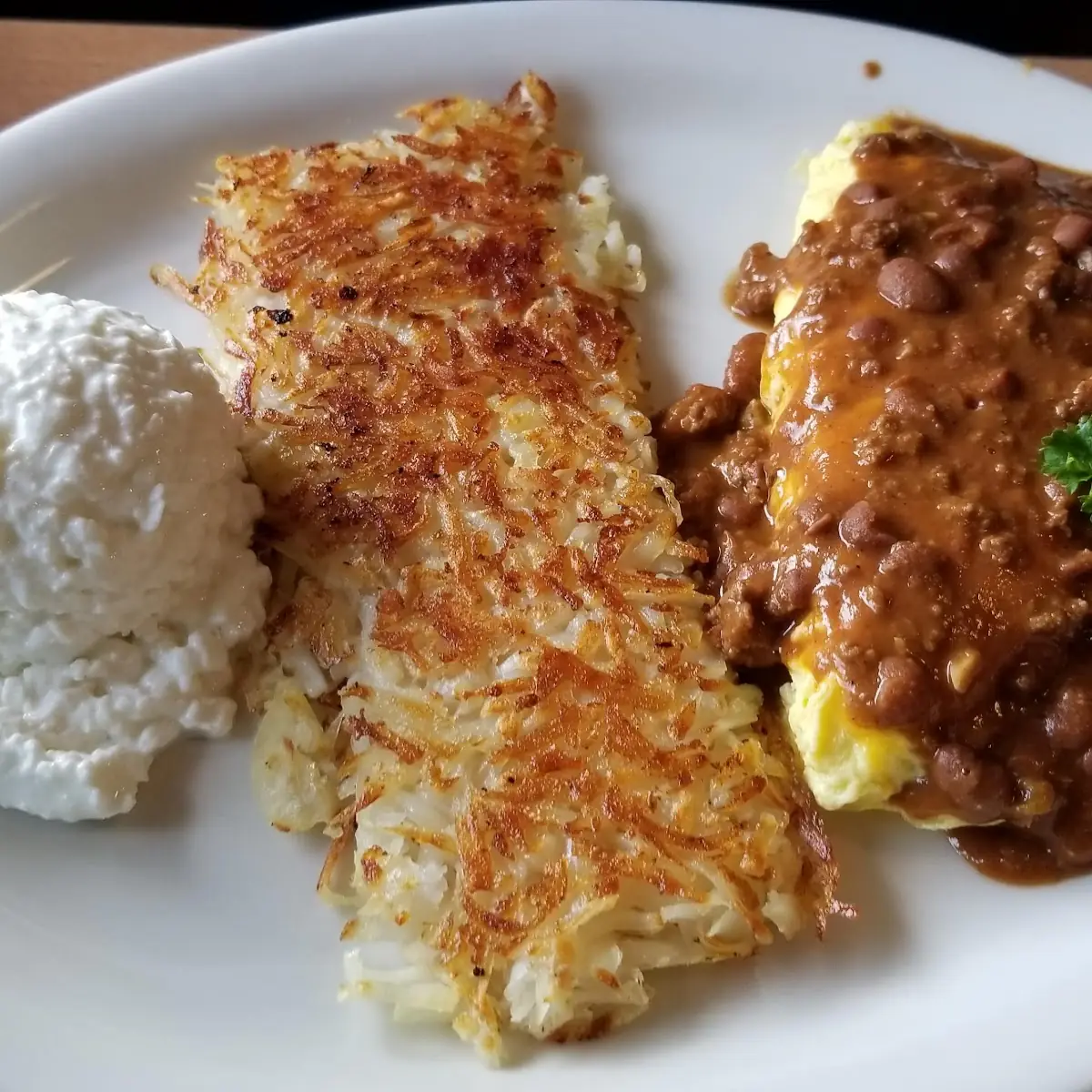 Southwest Chili Cheese Omelet
