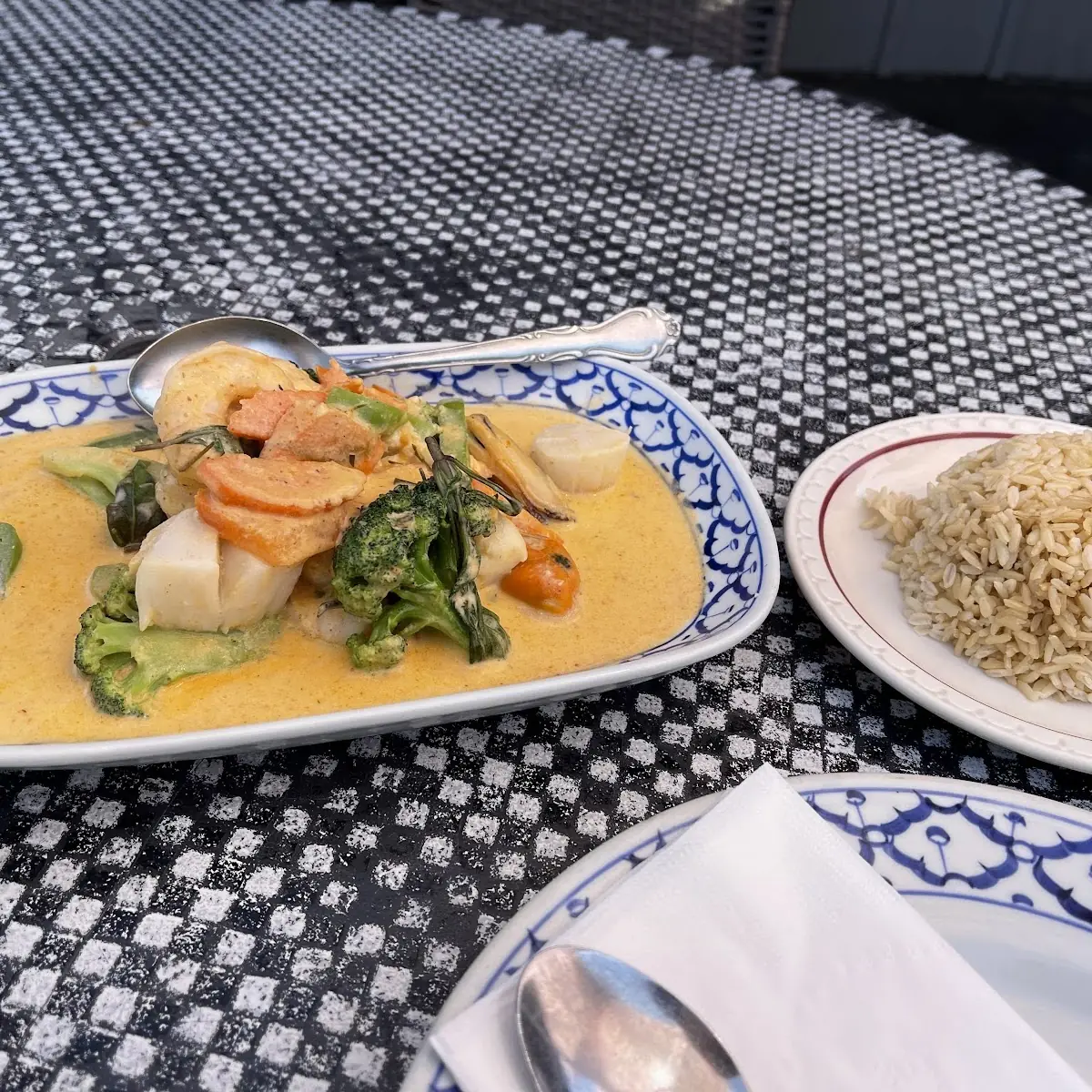 Penang Curry with Brown Rice