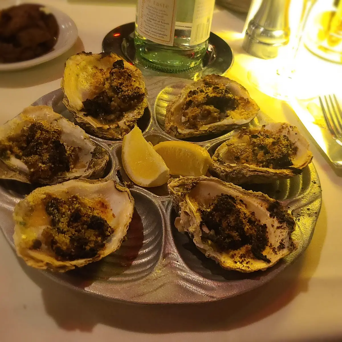 Blue Point Oysters Rockefeller