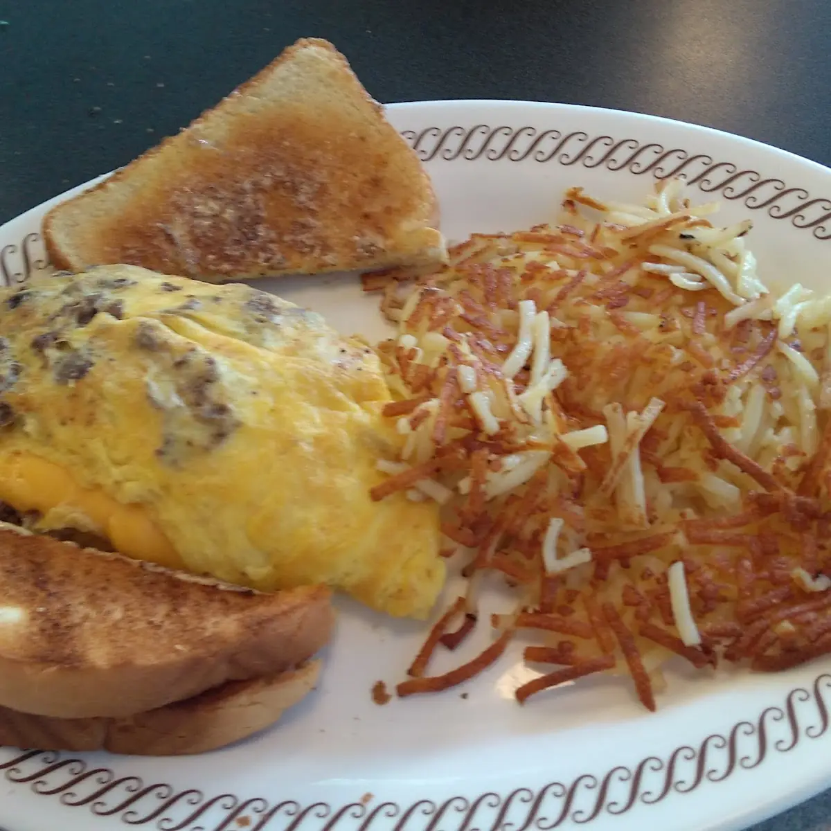 Steak Egg and Cheese Omelette