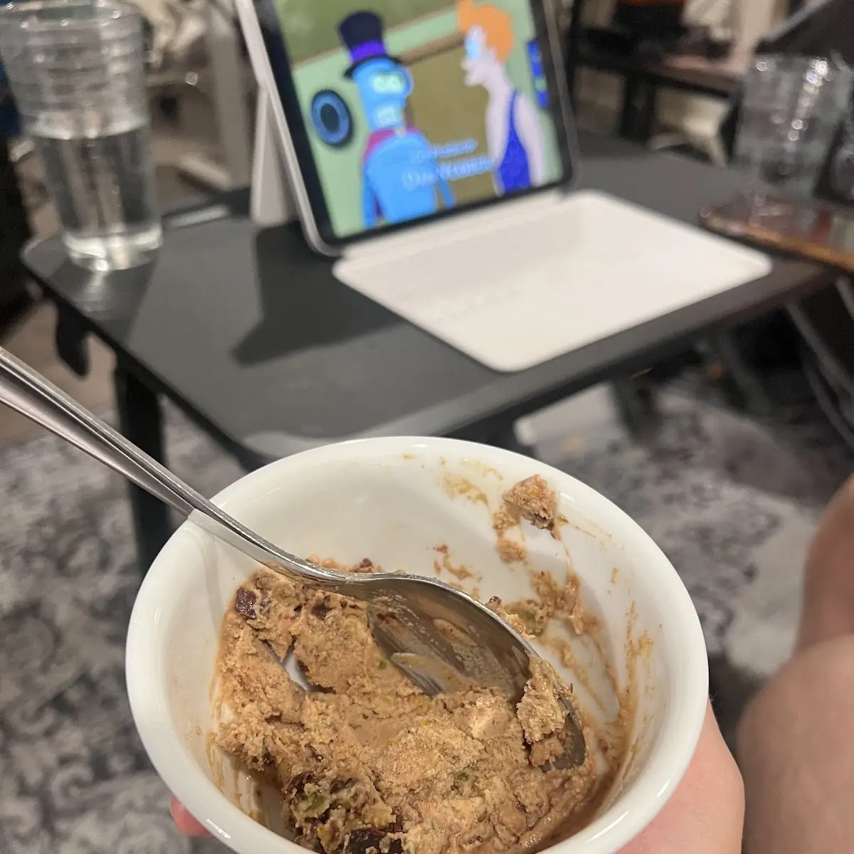 Creamy Chocolate Ice Cream with Pistachios