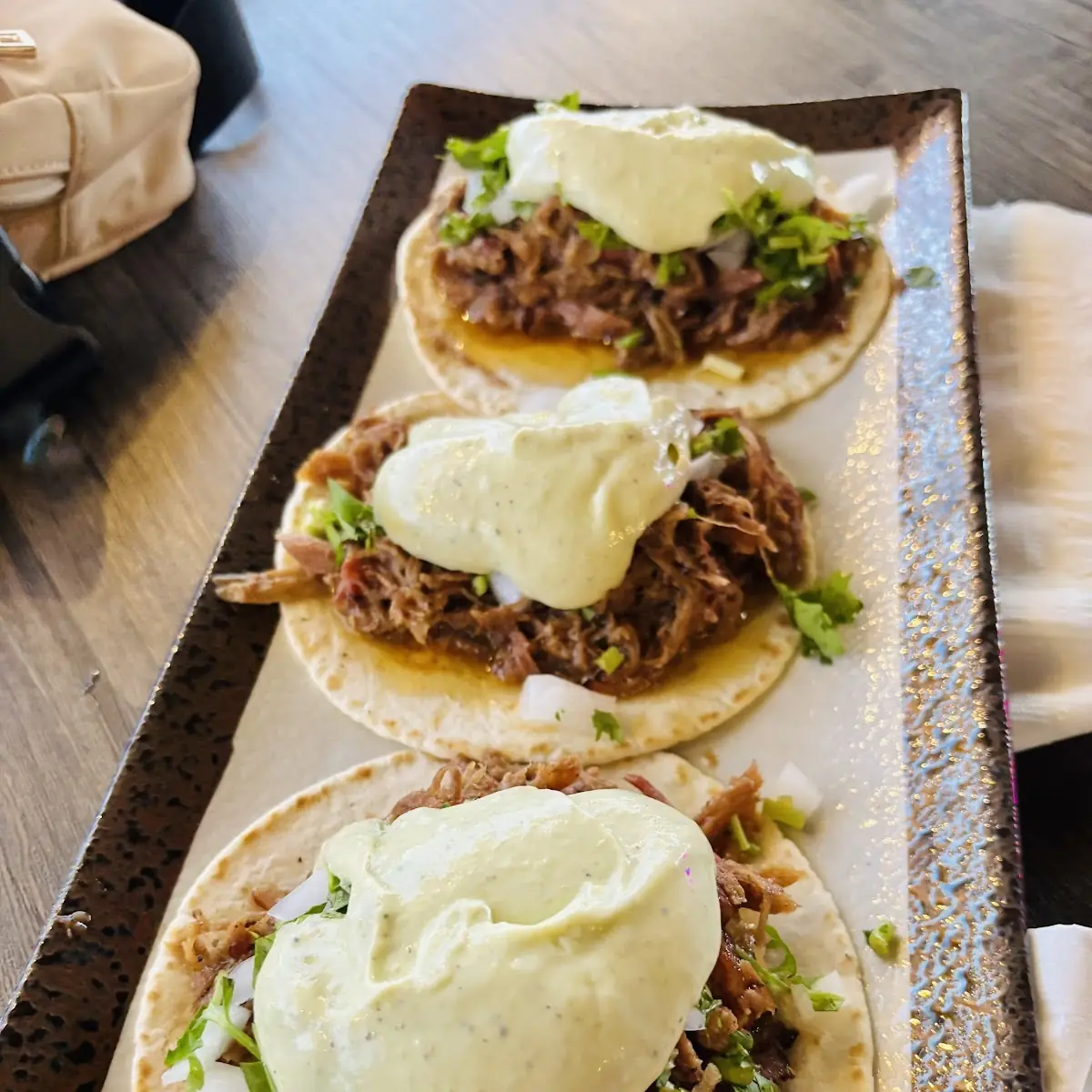 Tacos de Cerdo 3 Pulled Pork Tacos