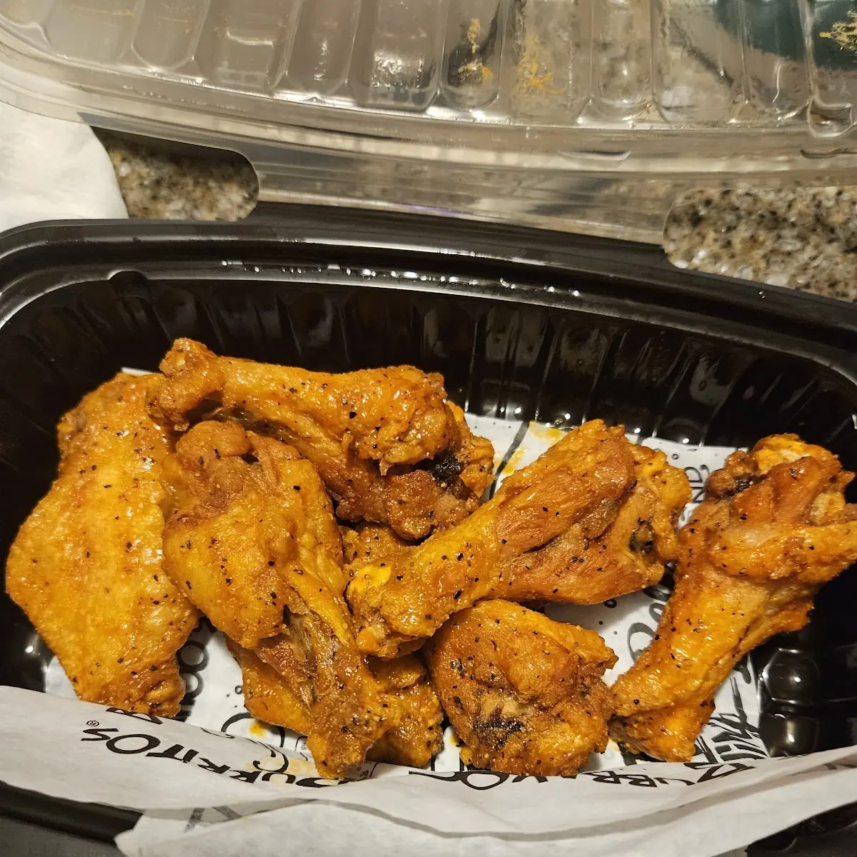Lemon Pepper Buffalo Bone-In Wings