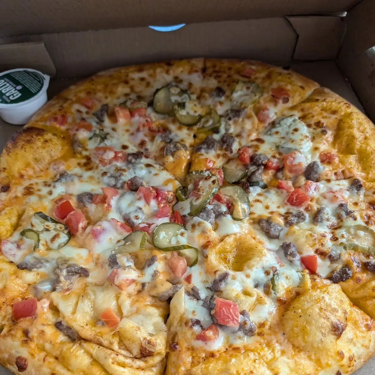 Double Cheeseburger Pizza