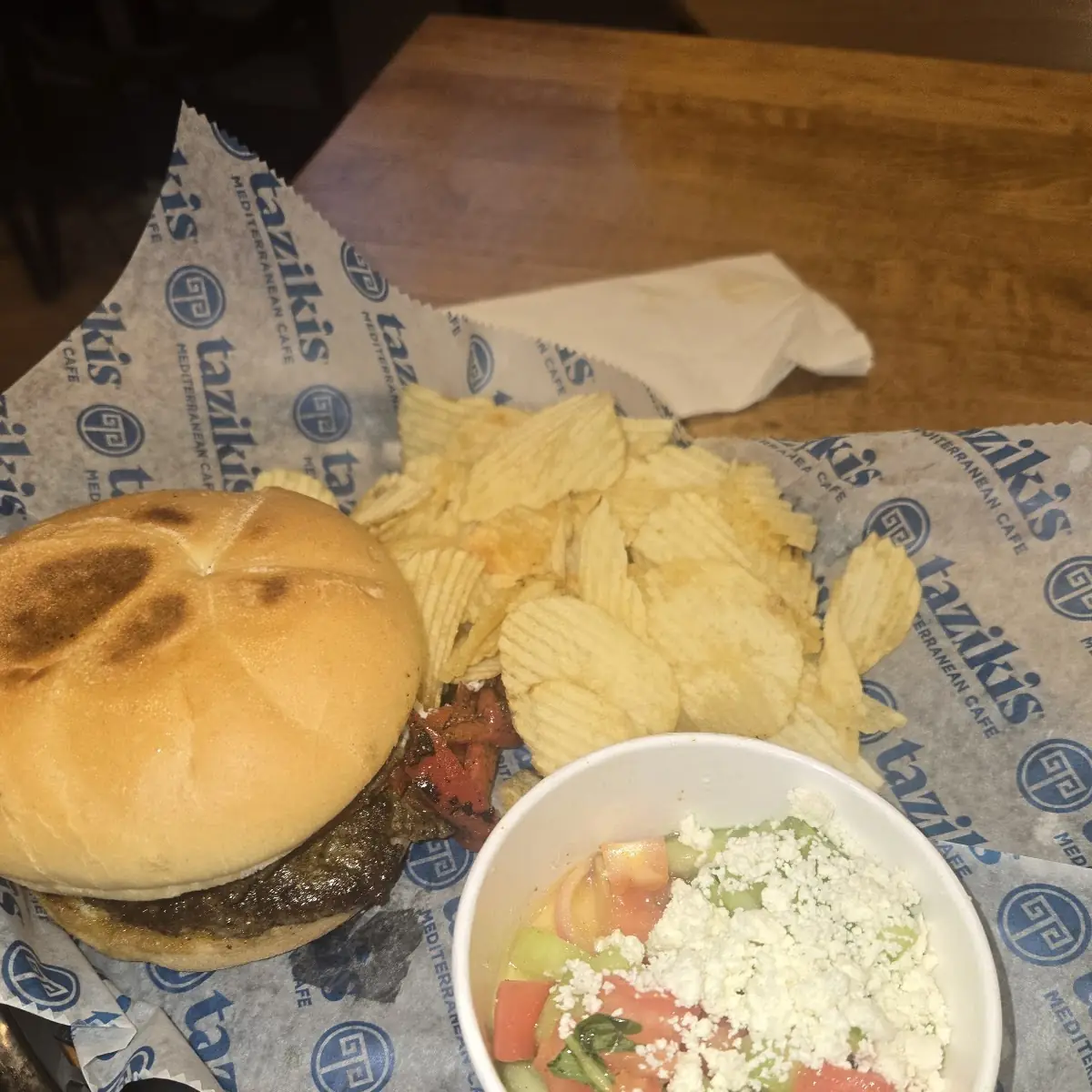 Grilled Lamb Burger