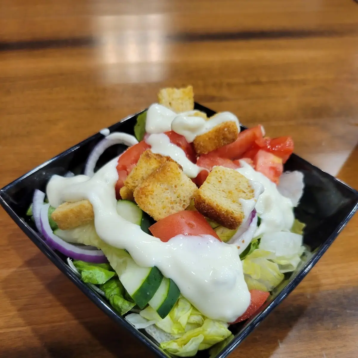 Garden Salad with Blue Cheese
