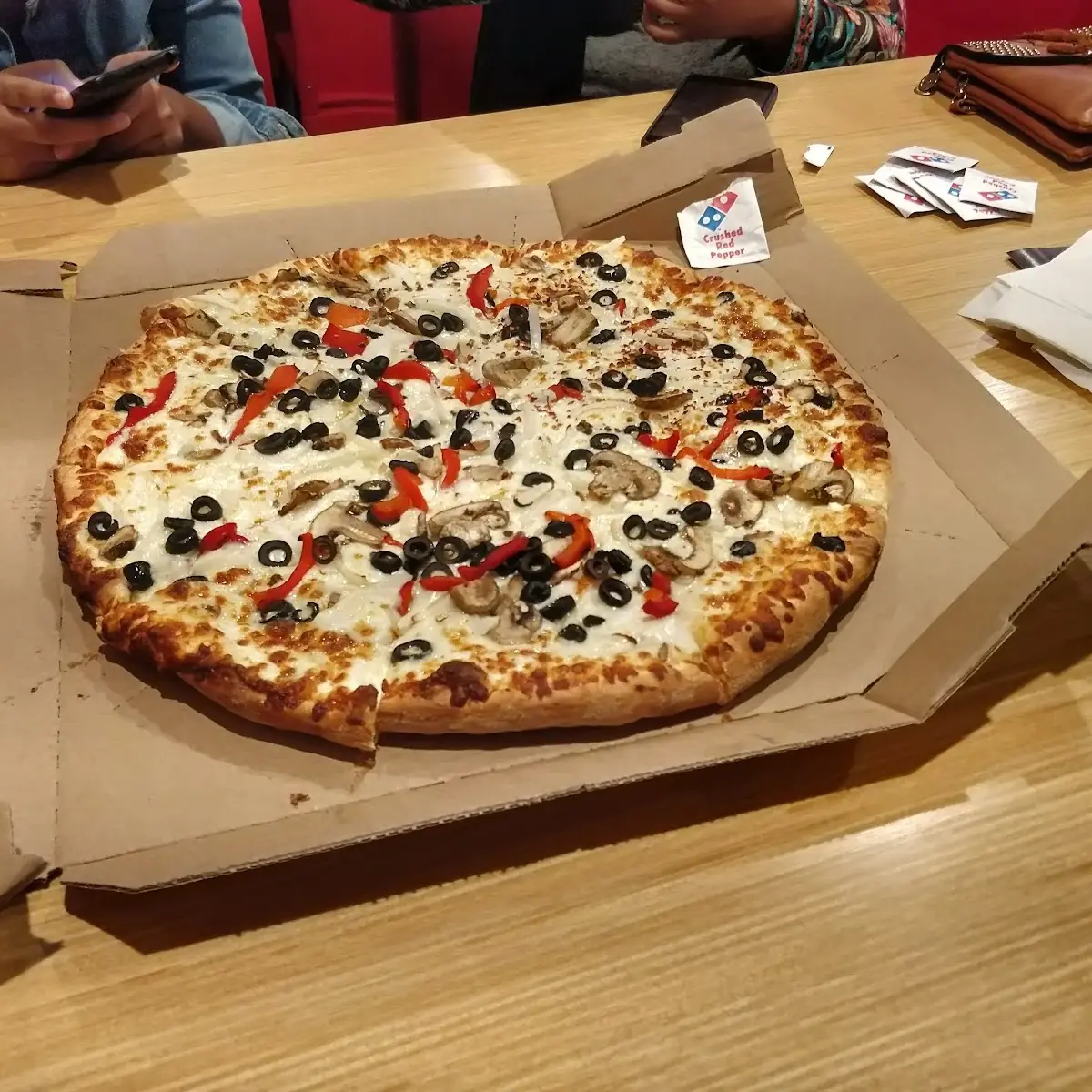 Vegetable with Mushrooms and Cheese Pizza