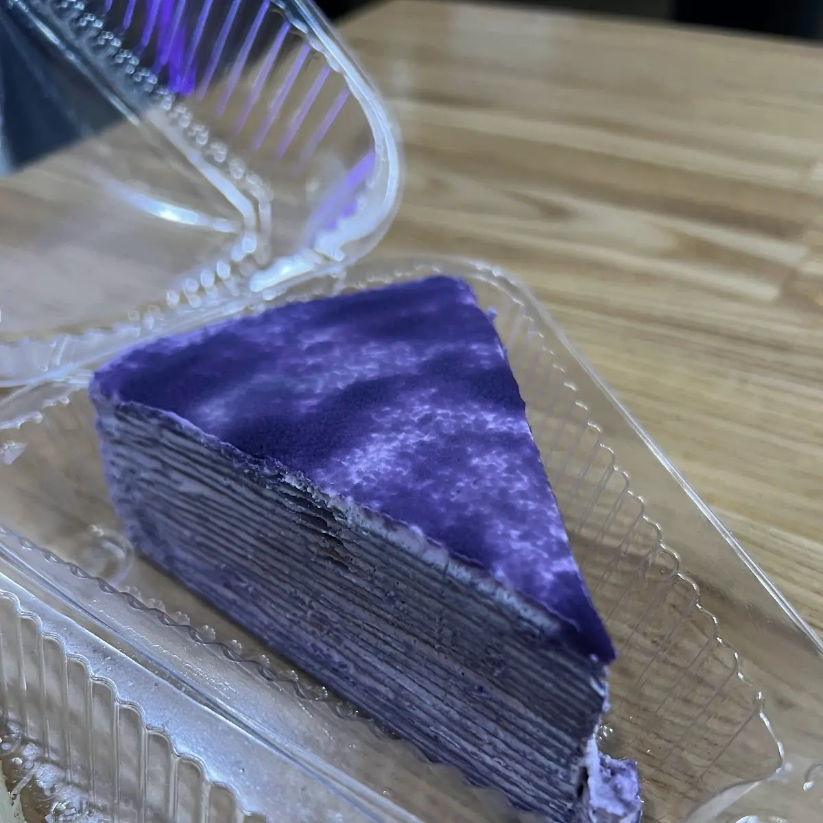 Ube Crepe Cake